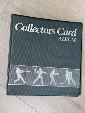 💙2 for $12 Sports trading cards collectors album binder w/ 30 pages GUC